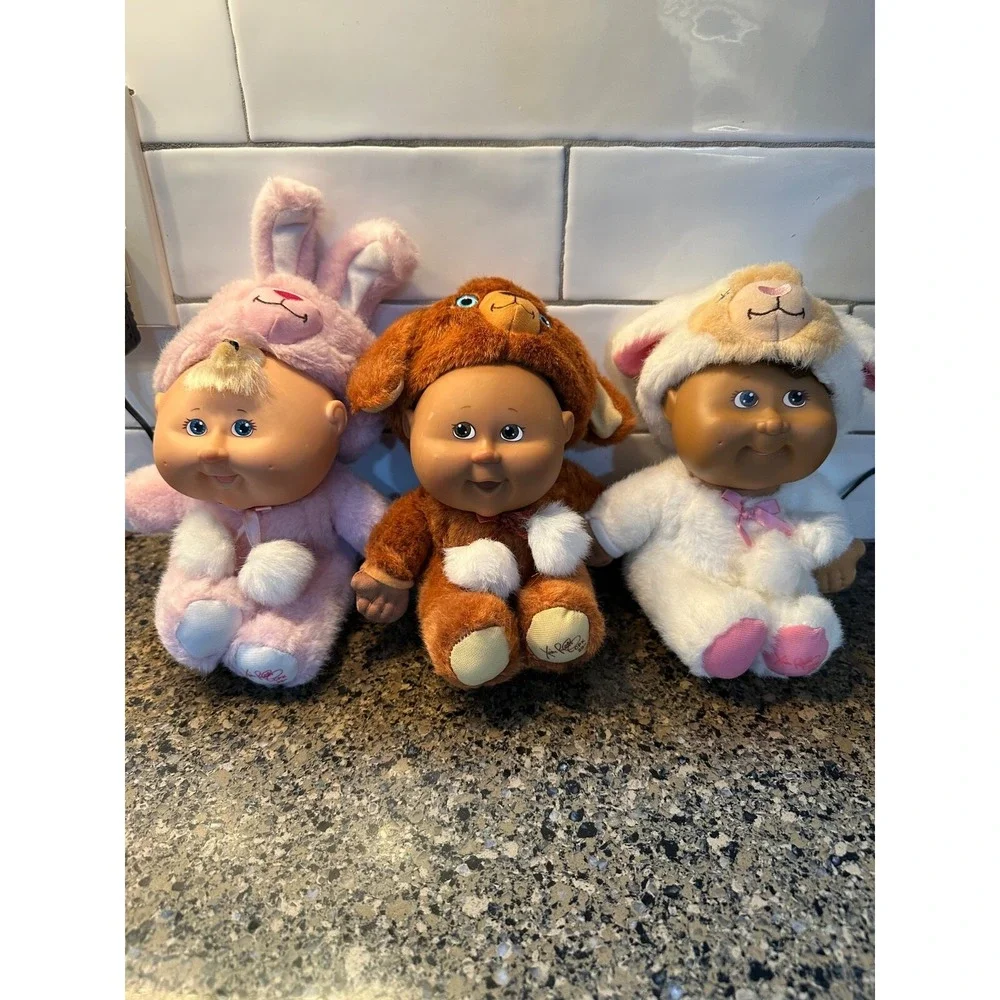 vtg 2008 cabbage parch babies 25th anniversary‎ edition LOT OF 3